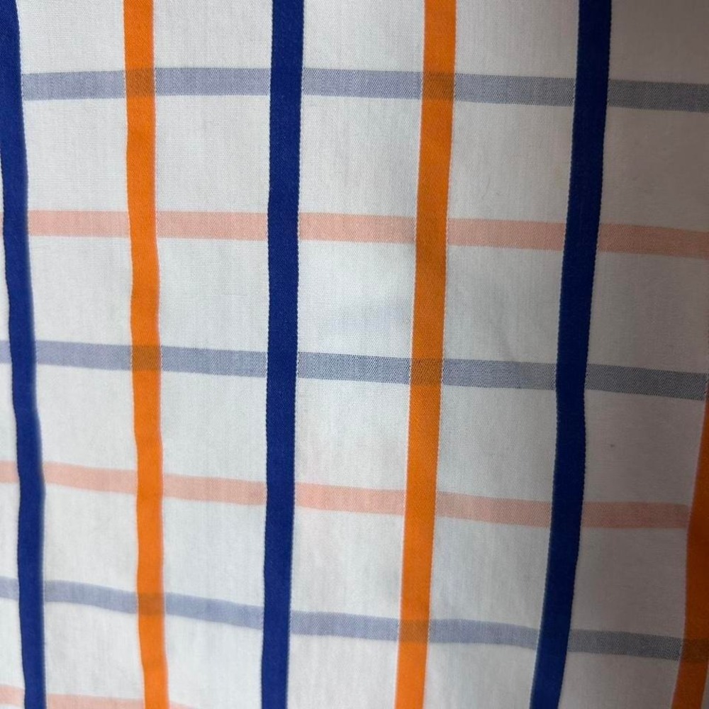 Bugatchi Multicoloured Checkered Button Up Shirt … - image 5